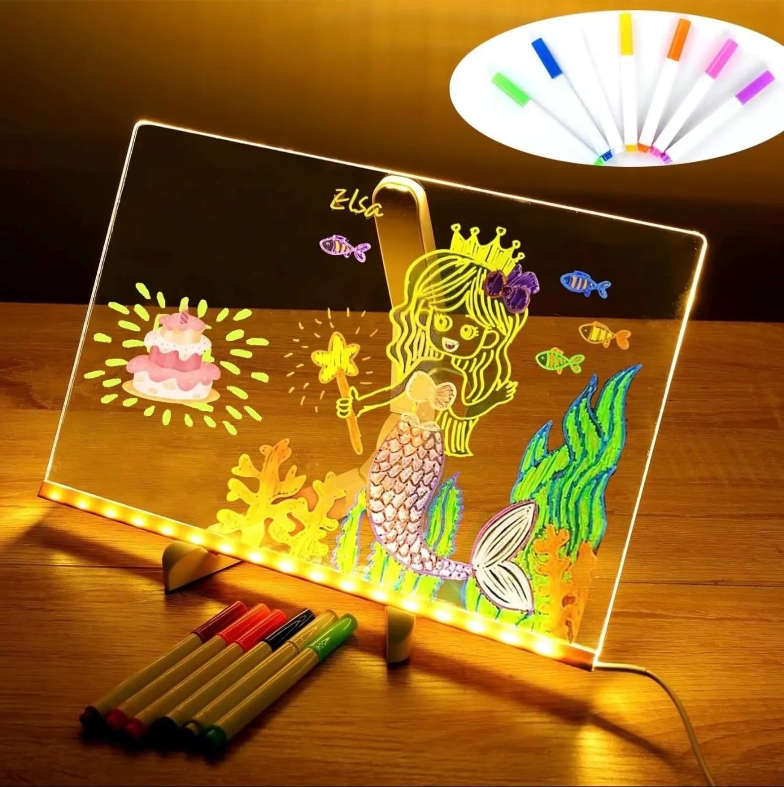 LumiBoard™ | Light-Up LED Drawing Board for Kids